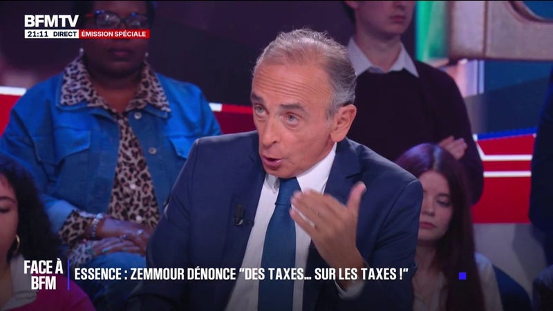 "Depuis une vingtaine d'années, les Français s'appauvrissent", dénonce Éric Zemmour, président de Reconquête