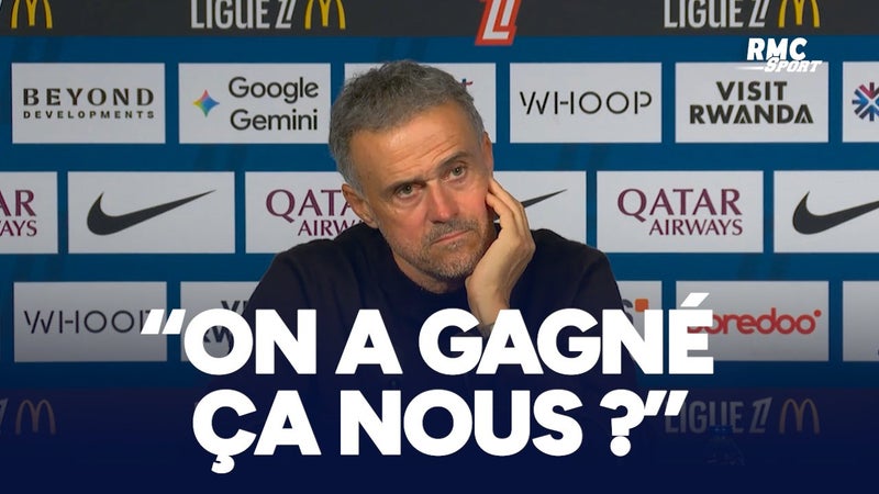 PSG élu club de la saison : "On a gagné ça nous ?", ironise Luis Enrique