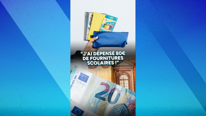 "J'ai dépensé 80€ de fournitures scolaires !"