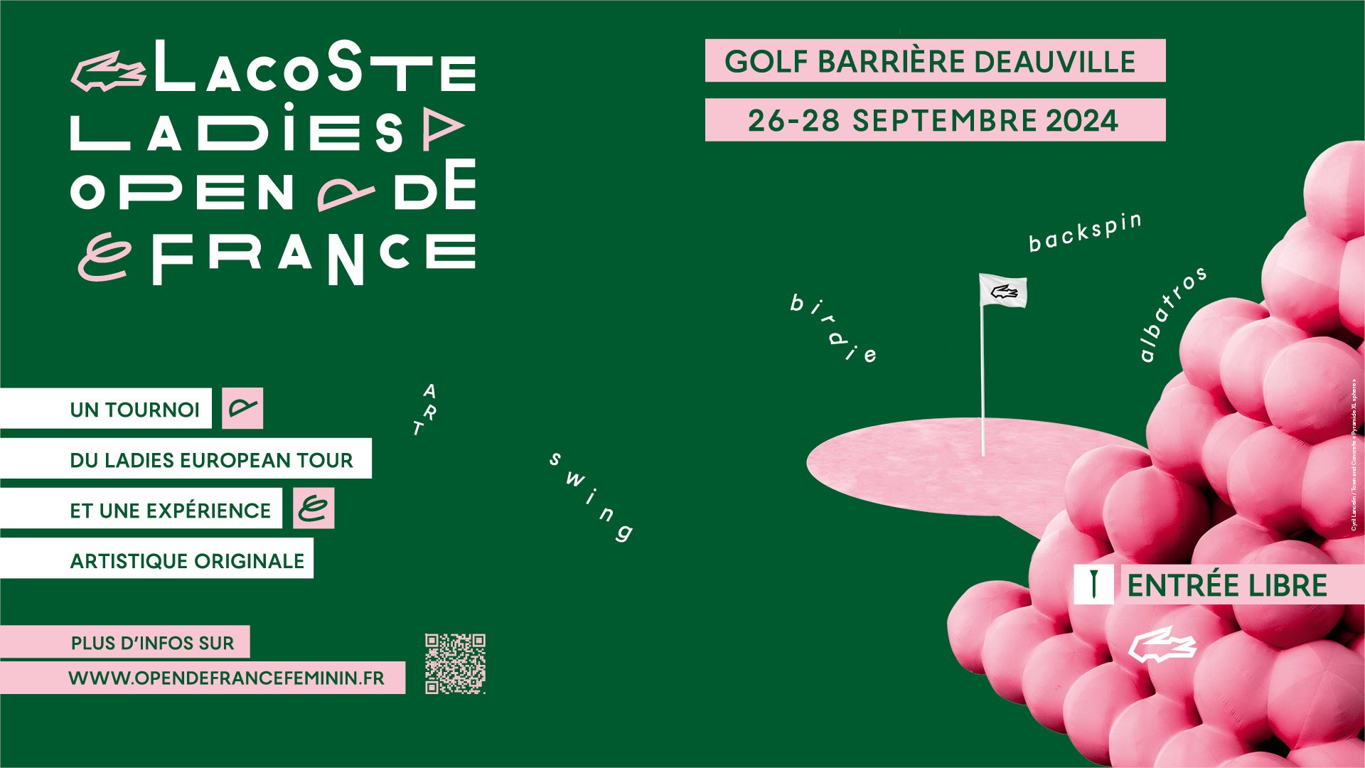 A gagner : votre expérience VIP au Lacoste Ladies Open de France au Golf Barrière…