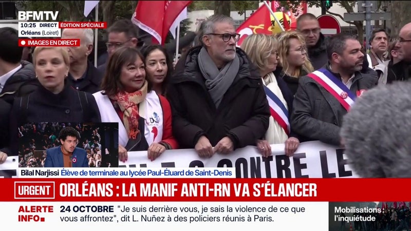 Mobilisation lycéenne: "Il y a une démarche de dialogue mais on attend toujours des réponses", déplore Bilal Narjissi, élève au lycée Paul-Éluard à Saint-Denis
