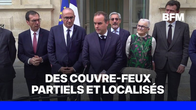 Violences: Sébastien Lecornu annonce avoir demandé aux préfets "un certain nombre de couvre-feux"
