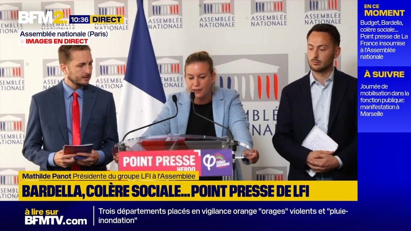 Écrits antisémites attribués à Jordan Bardella: pour Mathilde Panot, "ce n'est en rien étonnant"