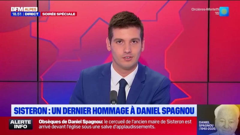 Obsèques de Daniel Spagnou: l'ancien édile de Sisteron avait accordé une dernière interview à Benjamin Corréard