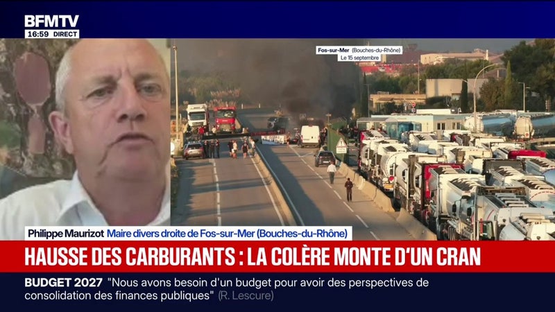 Dépôt pétrolier bloqué à Fos-sur-Mer: "Les choses se sont rapidement calmées", indique le maire de la commune