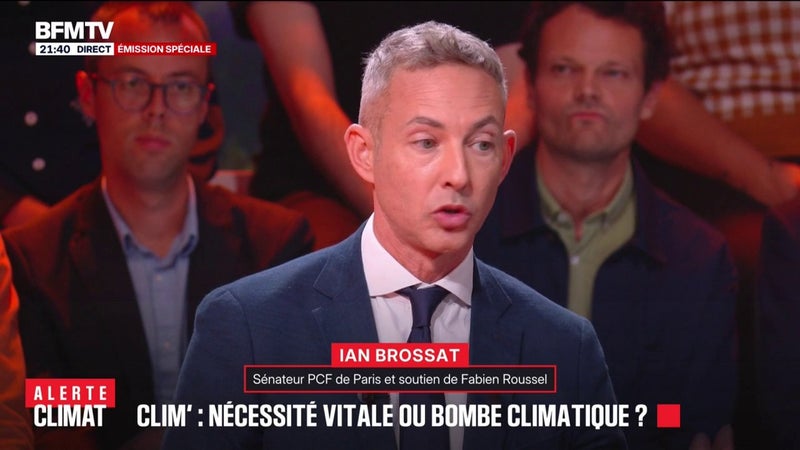 Canicule: "Je suis favorable à la réquisition d'un certain nombre de lieux climatisés", déclare Ian Brossat, sénateur PCF