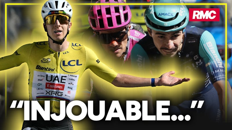 Tour de France Meme les motos sont passes en 5eme pour suivre Pogacar ecoeurant Pineau explique l echec de Martinez 2324996