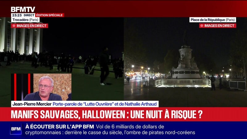 31 octobre: "Le gouvernement essaye de casser le thermomètre en espérant que la fièvre va disparaître", lance Jean-Pierre Mercier, porte-parole de "Lutte Ouvrière"