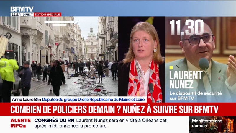 Maintien de l'ordre: "Il faut qu'on ose couper dans les dépenses inutiles pour assurer la sécurité", affirme Anne-Laure Blin, députée du groupe Droite Républicaine