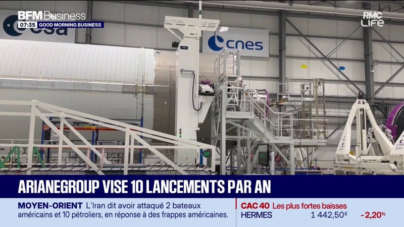 Sommet spatial : ArianeGroup vise 10 lancements par an