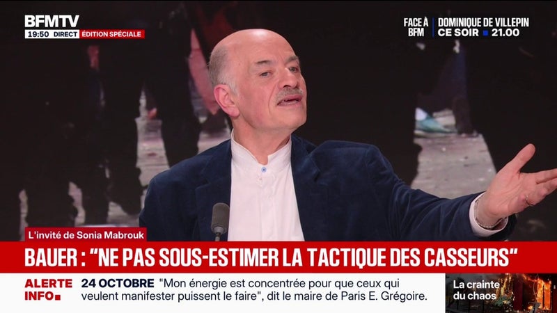 "L'épicentre du problème, je pense que c'est le 5 novembre", analyse Alain Bauer, professeur émérite de criminologie