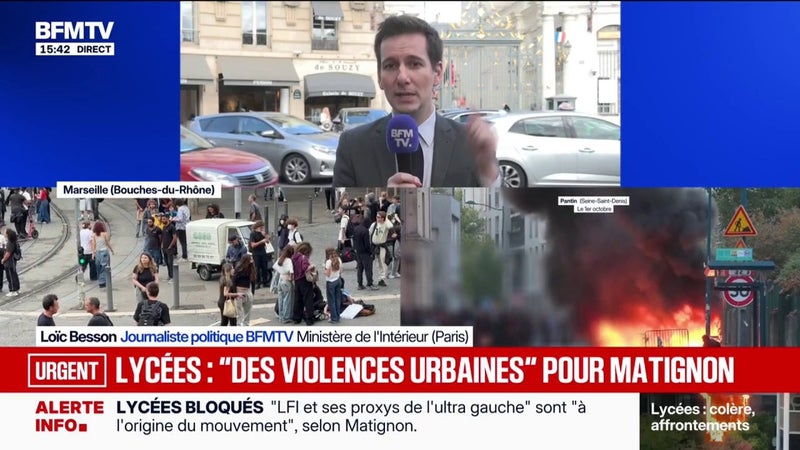 Blocage des lycées: "LFI et ses proxys de l'ultra gauche" sont "à l'origine du mouvement", assure Matignon