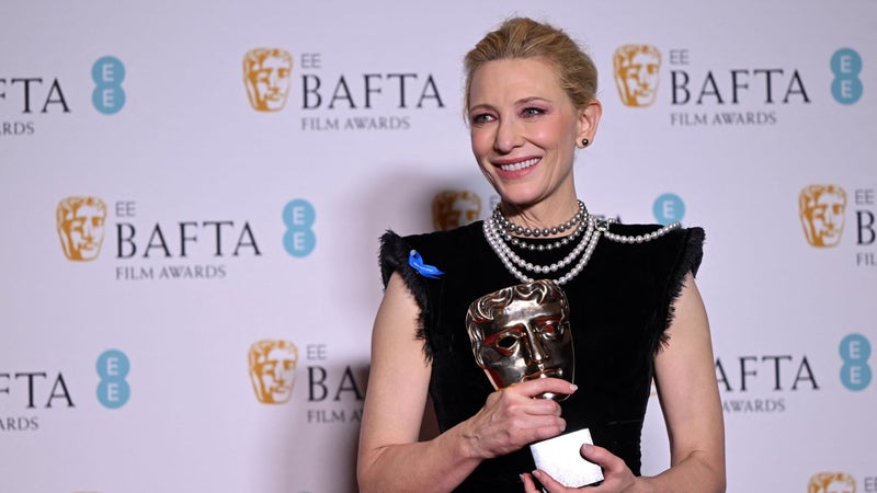 L'actrice australienne Cate Blanchett marraine des illuminations des Champs-Elysées