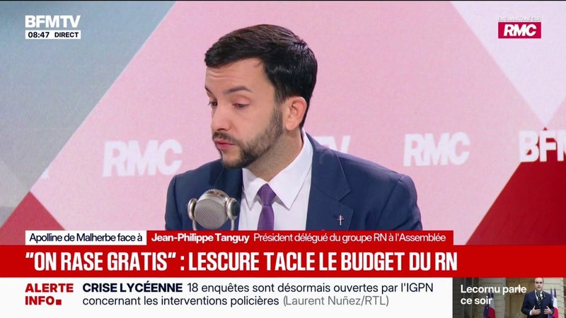 L'âge maximal de départ à la retraite sera de "67 ans, ça, ça ne bouge pas", explique Jean-Philippe Tanguy, RN