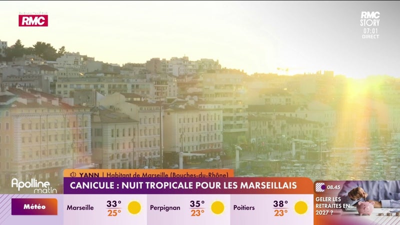 Canicule : Nuit tropicale pour les marseillais