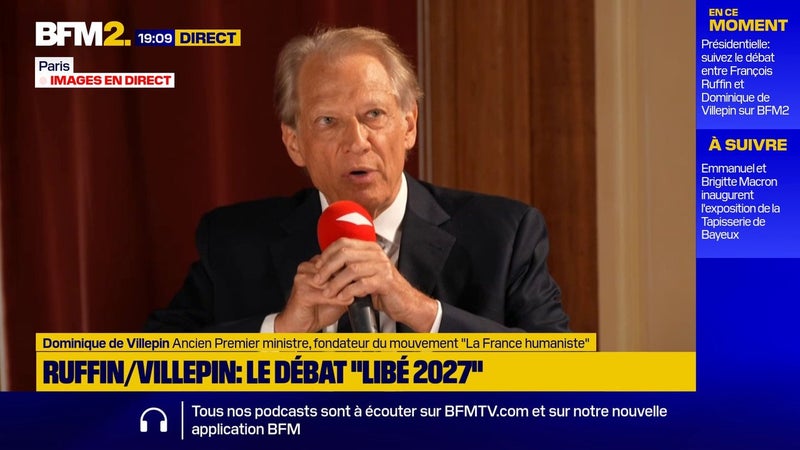 Une victoire du RN en 2027 ? "Je ne m'y résigne pas", déclare Dominique de Villepin