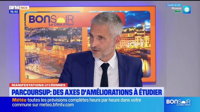 Emmanuel Roux, recteur de l'Académie de Nice était l'invité de Bonsoir la Côte d'Azur