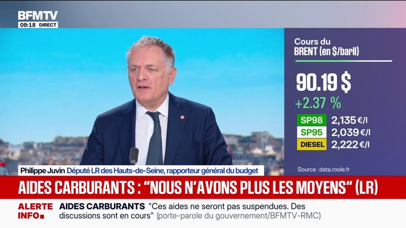 Prix des carburants: "On a de la chance d'avoir Total", estime le député LR Philippe Juvin