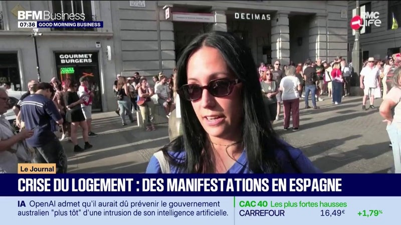 Crise du logement : des manifestations en Espagne