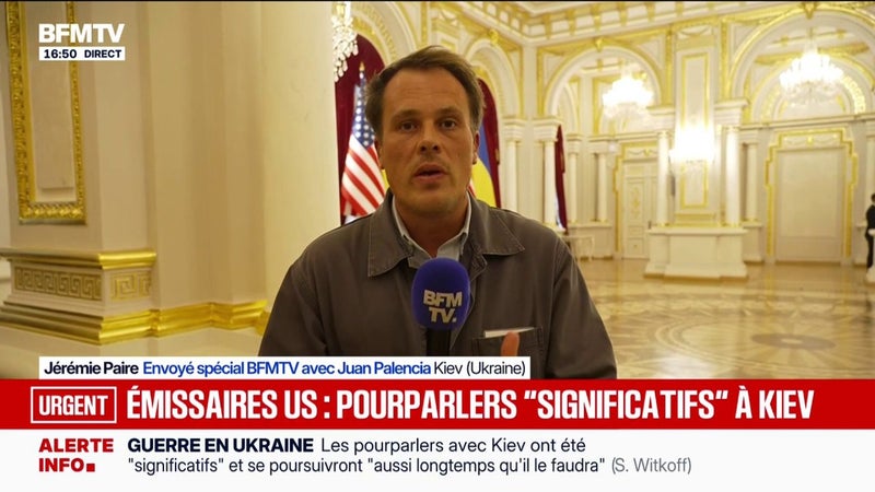 Guerre en Ukraine: les pourparlers avec Kiev ont été "significatifs" et se poursuivront "aussi longtemps qu'il le faudra", déclare Steve Witkoff