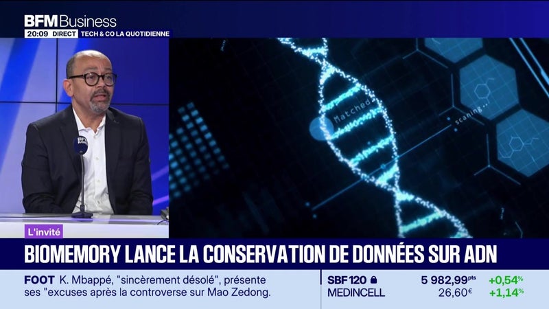 Laurent Guengant (Biomemory) : Biomemory lance la conservation de données sur ADN - 27/10
