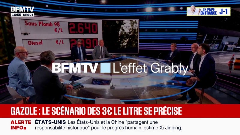 L'EFFET GRABLY - Gazole: pourquoi le scénario des 3 euros/litre devient possible?