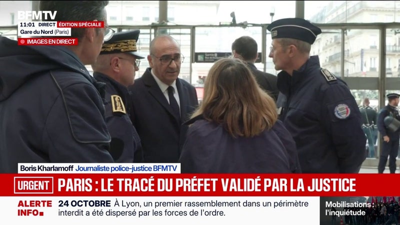 Manifestations du 24 octobre à Paris: le recours des organisations syndicales contre le nouveau trajet rejeté par la justice