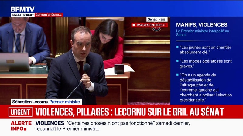 Sébastien Lecornu assure apporter des réponses aux lycéens "sans bla-bla"