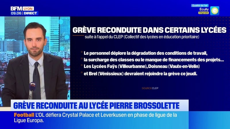 Suite à l'appel du CLEP, la grève est reconduite au lycée Pierre Brossolette à Villeurbanne
