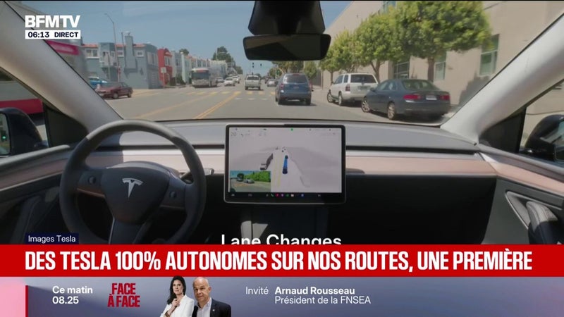 Tesla: la conduite 100% autonome pourrait bientôt arriver en France, une première