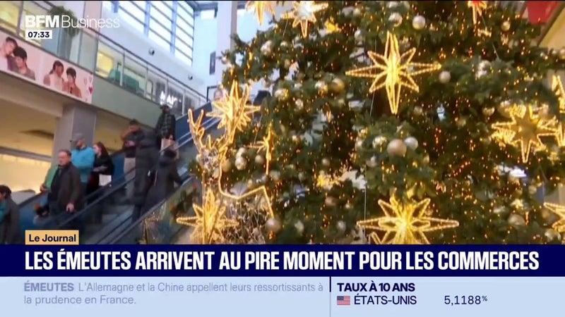 Fêtes de fin d’année et émeutes, une épreuve pour les commerces