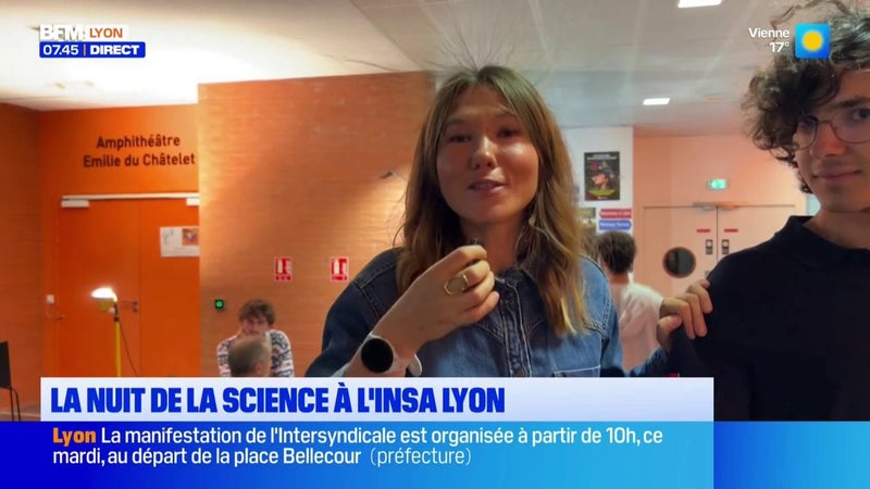 BFM Lyon présent à la nuit de la Science de l'INSA Lyon