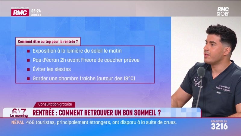 Consultation gratuite - Rentrée : comment retrouver un bon sommeil?