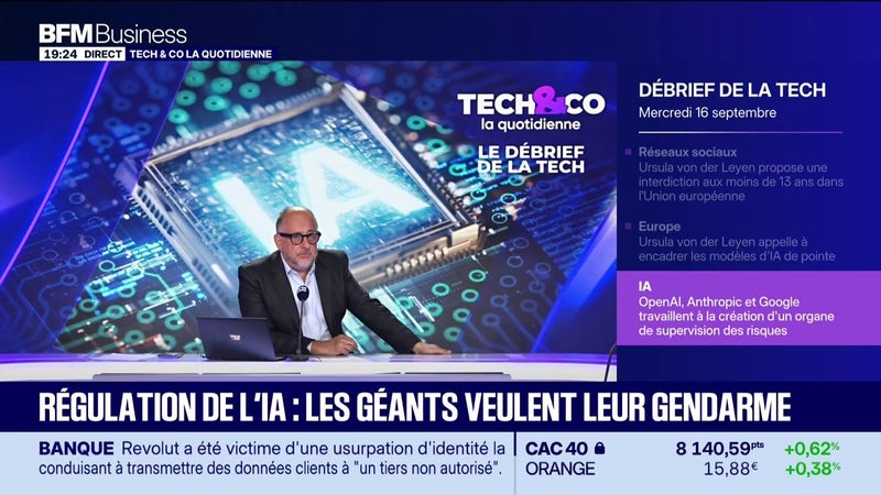 Le Débrief de la tech - Mercredi 16 septembre