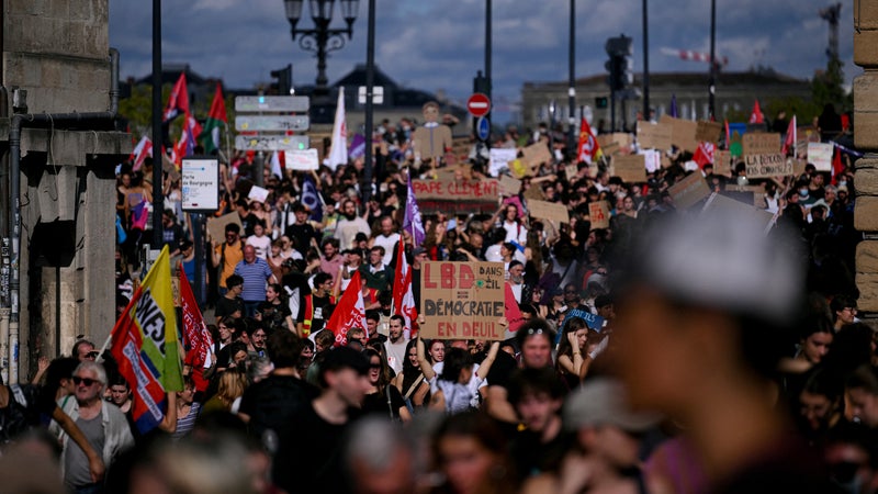 Colère lycéenne: 161.500 manifestants ce mardi selon le ministère de l'Intérieur, 480.000 d'après les organisateurs