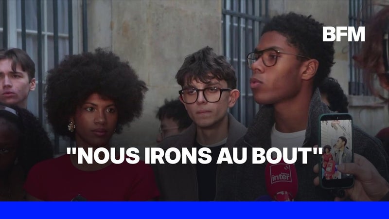 Mobilisation lycéenne: les représentants de lycéens "se félicitent d'annonces concrètes" et appellent à "poursuivre la mobilisation"