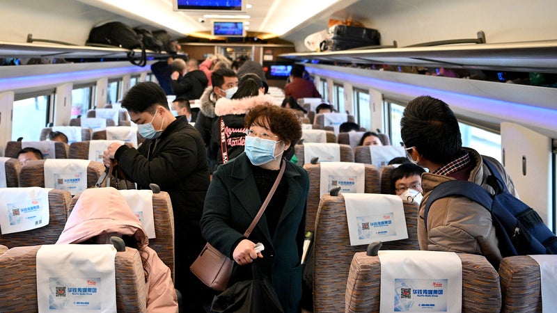 Le gigantesque réseau chinois de trains à grande vitesse ne cesse de s’étendre: Airbus revoit à la baisse les besoins en avions neufs du pays