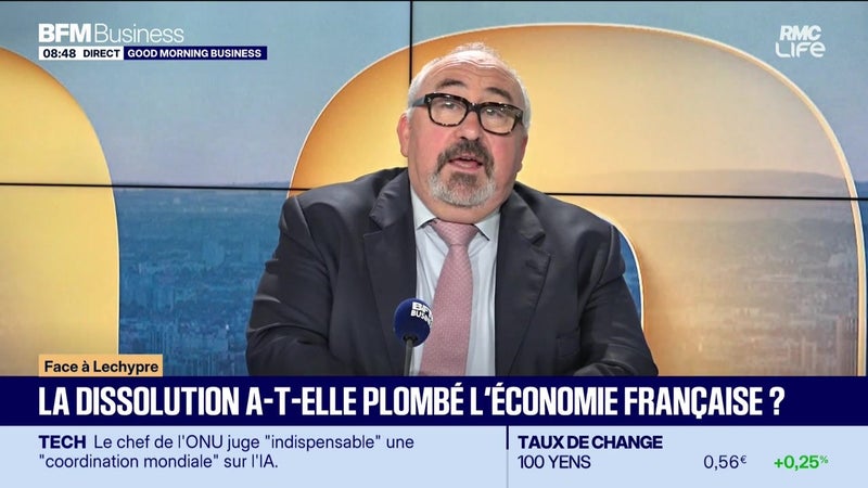 Emmanuel Lechypre face à Jean-Marc Daniel : La dissolution a-t-elle plombé l'économie française ? - 17/09