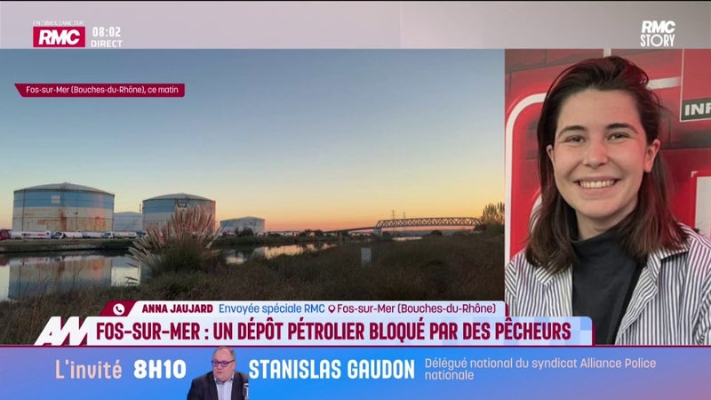 Fos-sur-Mer : Un dépôt pétrolier bloqué par des pêcheurs