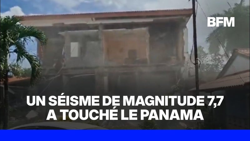 Panama: les images du séisme de magnitude 7,7 qui a touché la capitale du pays