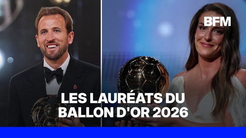 L'attaquant anglais du Bayern Munich, Harry Kane décroche le Ballon d'or 2026