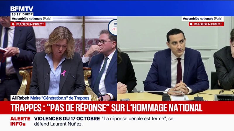 Ali Rabeh, maire de Trappes, dénonce "la montée en puissance de l'extrême droite dans les têtes et les esprits et au sein de l'Assemblée nationale"