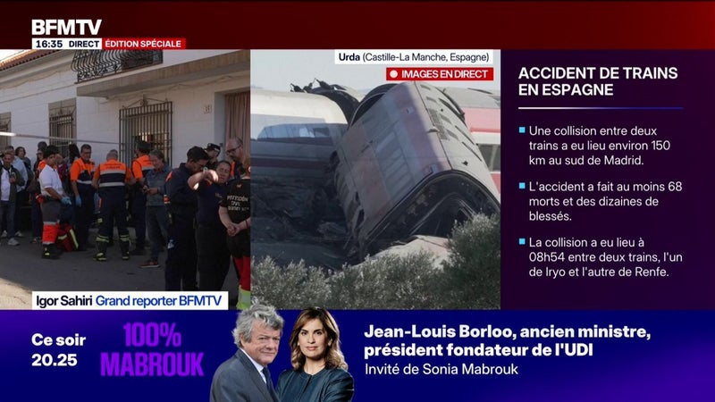 Collision en Espagne: le dernier bilan provisoire fait état d'au moins 68 morts et 80 blessés
