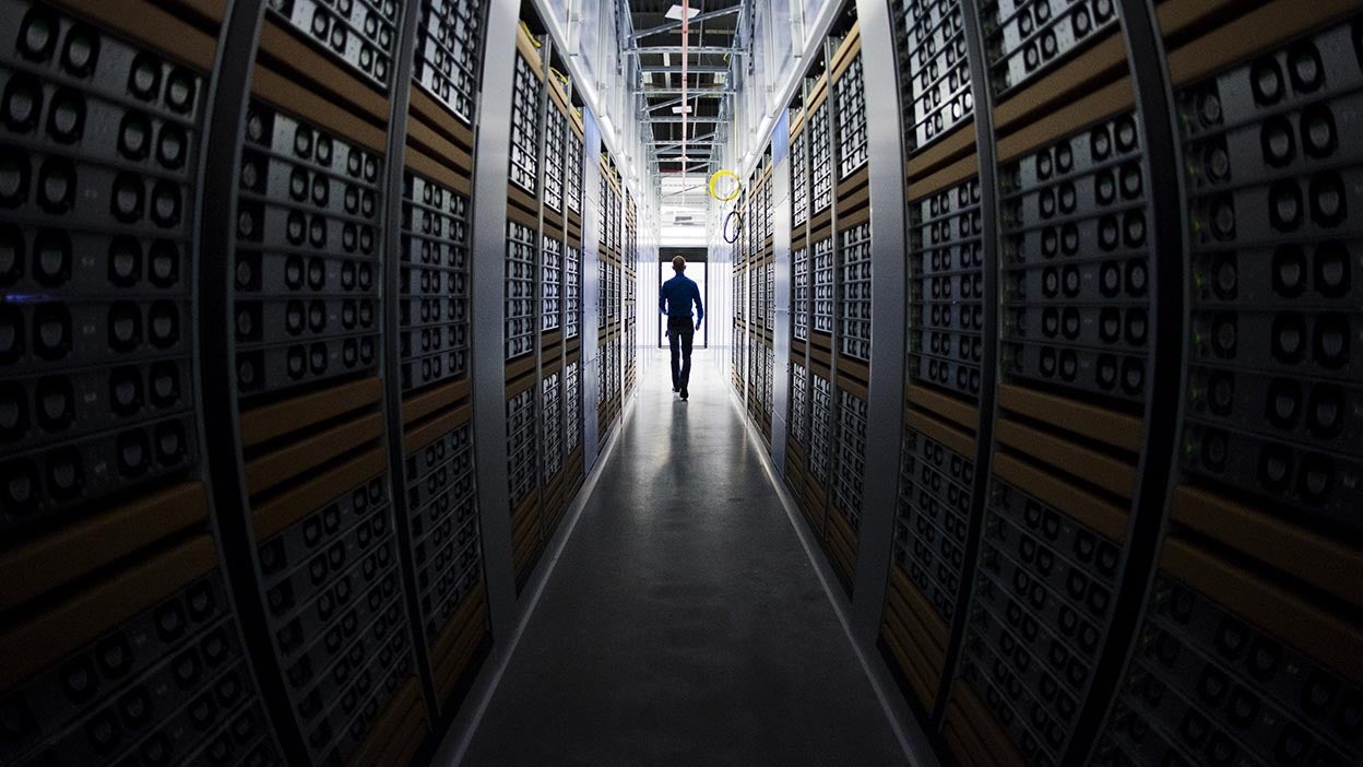Un data center. Un data center.