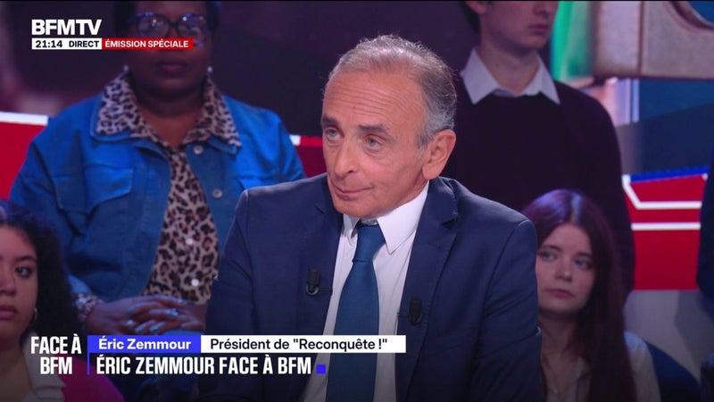 Annonces de Sébastien Lecornu: Ce sont des mesurettes, du bricolage, juge Éric Zemmour, président de Reconquête