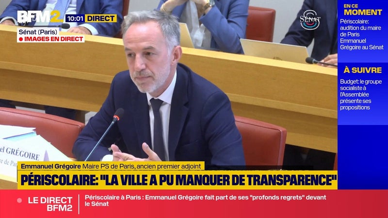Animateurs dans le périscolaire: la mairie de Paris n'a jamais manqué à ses "obligations légales" de recrutement, se défend Emmanuel Grégoire