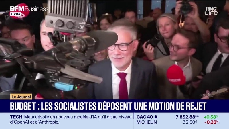 Budget : les socialistes déposent une motion de rejet