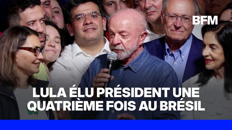 Lula élu président à la surprise générale pour une quatrième fois au Brésil
