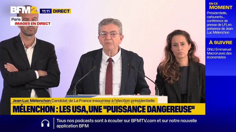 Menaces russes: Jean-Luc Mélenchon reconnaît que "le risque s'accroît" et appelle à la "diplomatie et la discussion"