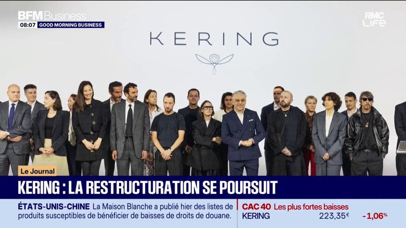 Kering accélère sa restructuration